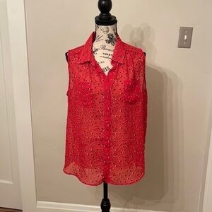 EUC AB Studio semi sheer sleeveless top​​​​​​​​​​​​